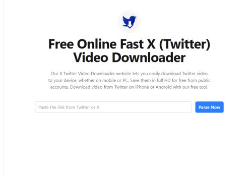 分享一个免费推特视频下载网站www.getxbot.com